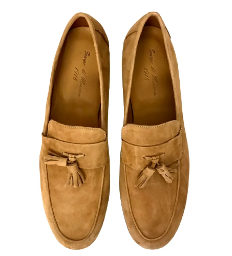 Summer Moccasin In Leather Suede