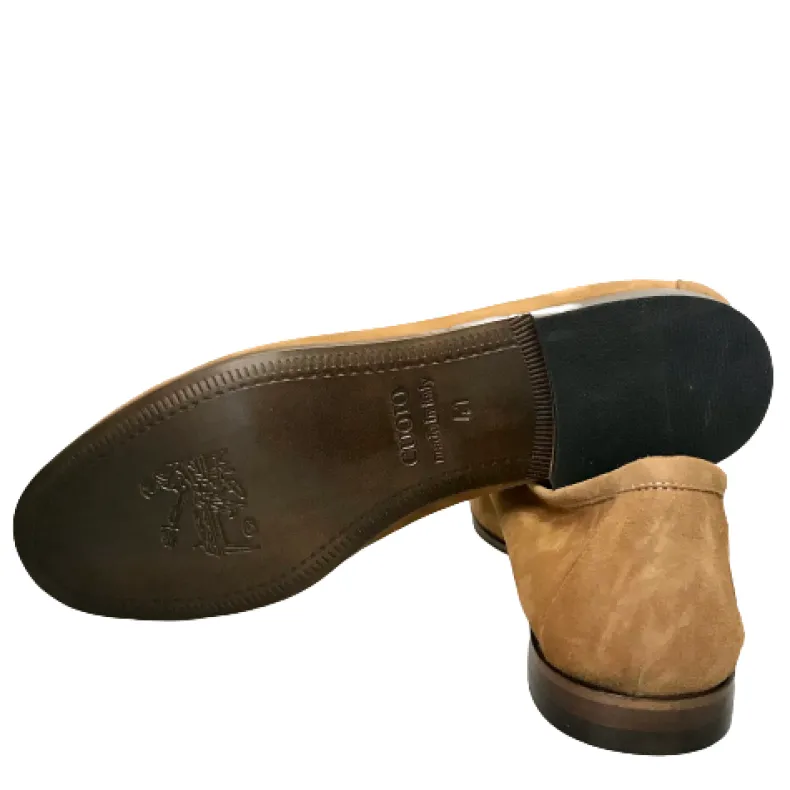 Summer Moccasin In Leather Suede