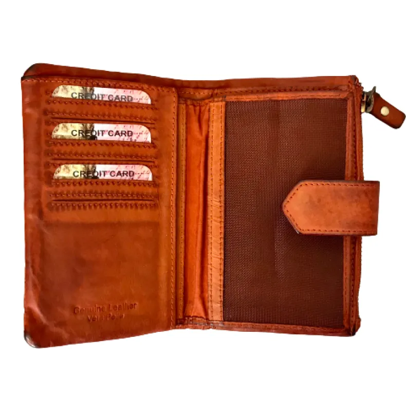 Wallet In Quilted Leather
