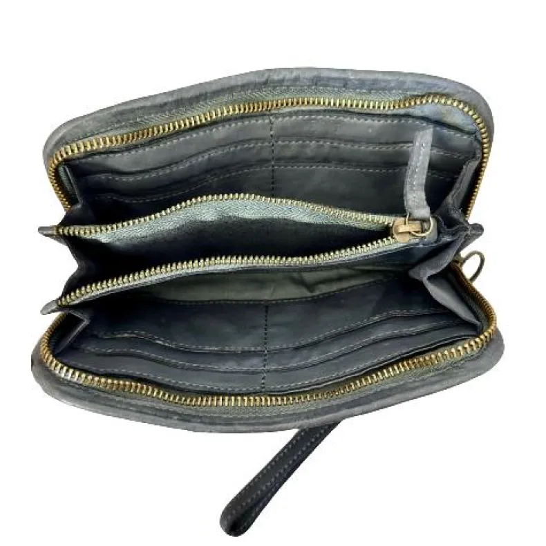 Woven Handcrafted Wallet With Wrist Strap