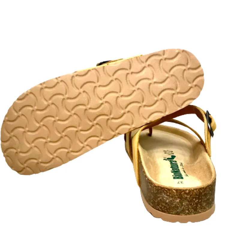 Yellow Bionatura Slipper In Nubuck